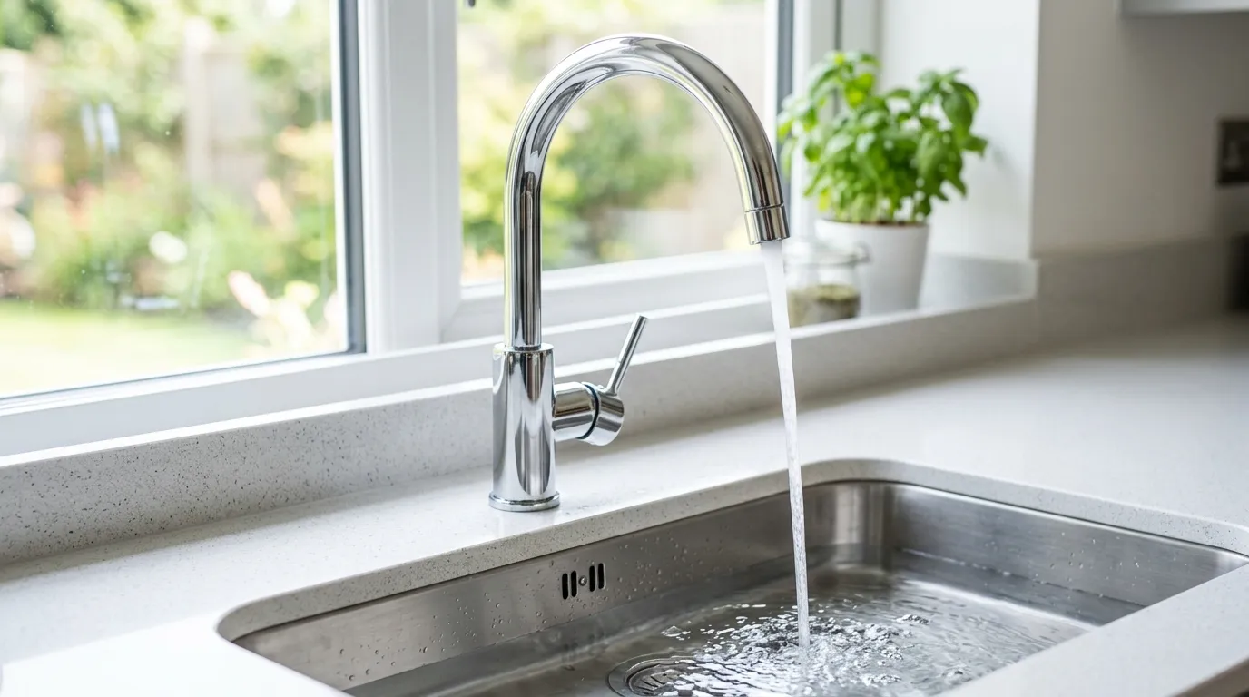 Local Plumbing Master Pros same day plumber fixing a faucet in Winchester, OK